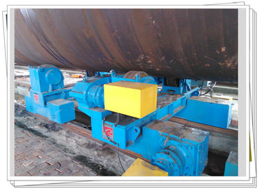 Steel Wheel Heavy Duty Tank Turning Rolls For Bridge Pile Welding