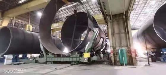 13 मीटर अपतटीय मोनोपाइल के लिए 400T पु पाइप वेल्डिंग रोलर्स