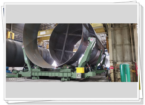 भारी एंटी एलिप्स रोटेटर आर्म सपोर्ट 400T टैंक हाइड्रोलिक असेंबलिंग टर्निंग रोलर Roll